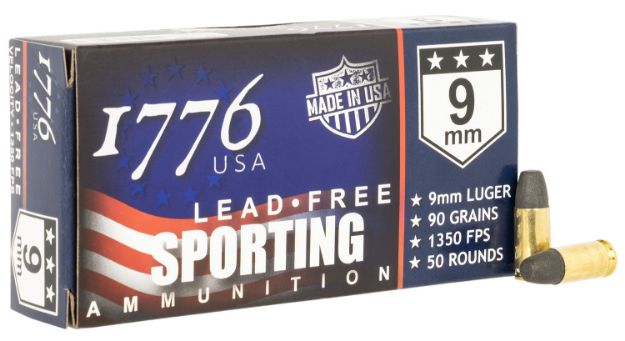 Picture of 1776 USA 1776009090 Lead Free Sporting 9mm Luger 90gr Lead Free Ball 50 Per Box/20 Case