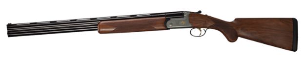 Picture of Bettinsoli USA BOSL122822 Omega S Lite 12 Gauge Break Open 3" 2rd 28" Blued 28" Vent Rib Barrel Stainless Engraved Stainless Receiver Walnut Wood Fixed Stock Ambidextrous Hand