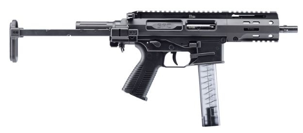 Picture of B&T Firearms 500003PDWTB SPC9  9mm Luger 30+1 4.50", Black, PDW Stock/Brace, Polymer Grip (OEM Mag)