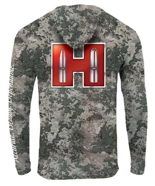 Picture of Hornady 99599XXXL Solar Hoodie  Camo Long Sleeve 3XL