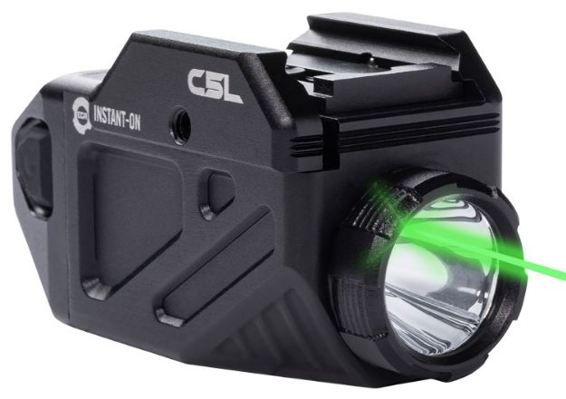 Picture of Viridian 9300027 C5L with SAFECharge C Series Black 650 Lumens White/Green Laser Glock/Sig Sauer/Smith & Wesson