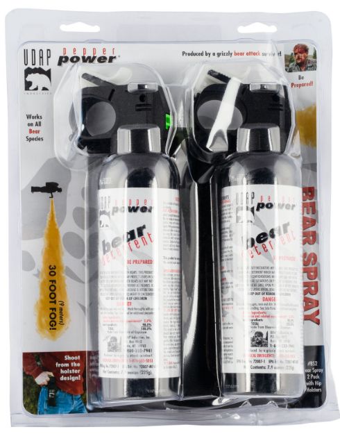 Picture of UDAP BS2 Bear Spray  OC Pepper Range 30 ft 7.90 oz 2 Pack