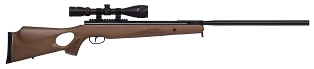 Picture of Benjamin BT725WNP Trail XL  Nitrogen Piston 25 Pellet Black Hardwood Fixed Thumbhole Stock 3-9x40mm AO