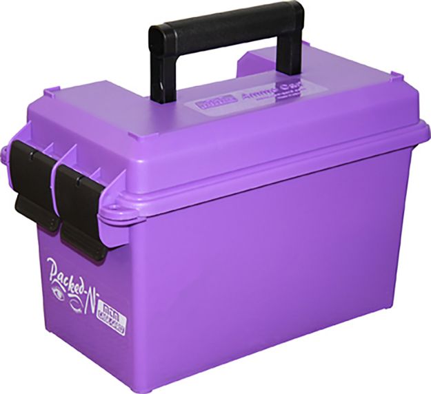 Picture of MTM Case-Gard AC50C25 Ammo Can  50Cal Rifle Purple Polypropylene