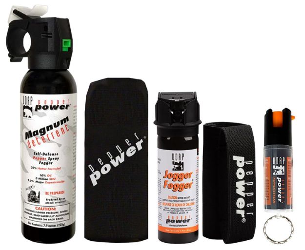 Picture of UDAP PSK Pepper Spray Fog Kit OC Pepper Range Close Contact 9.20 oz 3 Pack