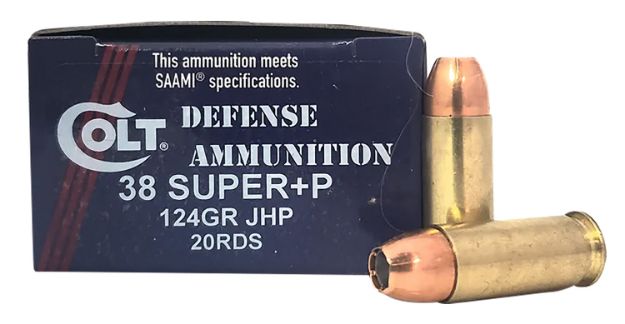 Picture of DoubleTap Ammunition 38SU124CT Doubletap Defense 38Super+P 124gr Jacket Hollow Point 20 Per Box/10 Case