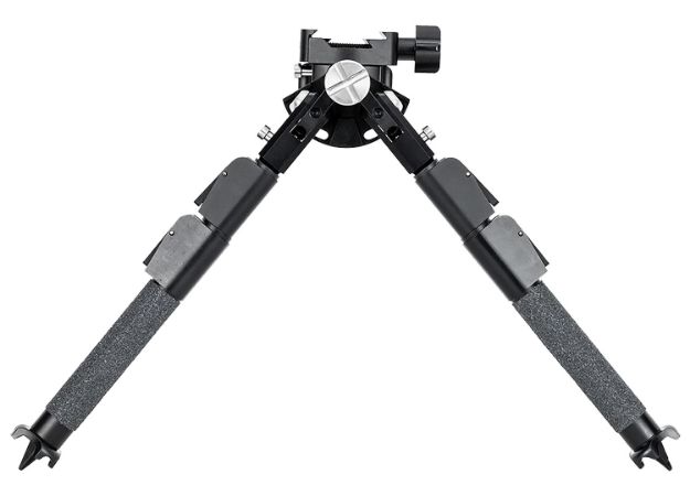 Picture of Mdt Sporting Goods Inc 106293BLK CKYE-POD Gen 2 Double Pull, Black Aluminum, 9"-18.50", 360 Degrees Pan, Spiked Feet, Integrated Barricade Stop, Fits ARCA/Picatinny/RRS Dovetail Rails