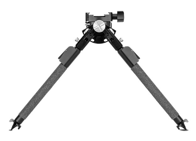 Picture of Mdt Sporting Goods Inc 106292BLK CKYE-POD Gen 2 Single Pull Standard, Black Aluminum, 9"-15.50", 360 Degrees Pan, Spiked Feet, Integrated Barricade Stop, Fits ARCA/Picatinny/RRS Dovetail Rails