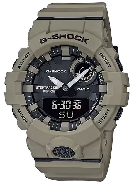 Picture of G-shock/vlc Distribution GBA800UC5A G-Shock Tactical Move Power Trainer Fitness Tracker Tan