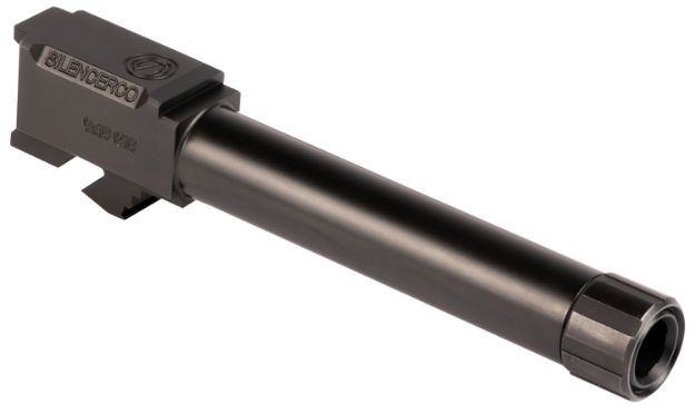 Picture of SilencerCo AC862 Threaded Barrel  4.50" 9mm Luger, Black Nitride Stainless Steel, Fits Glock 19 Gen 1-5/19X/G45