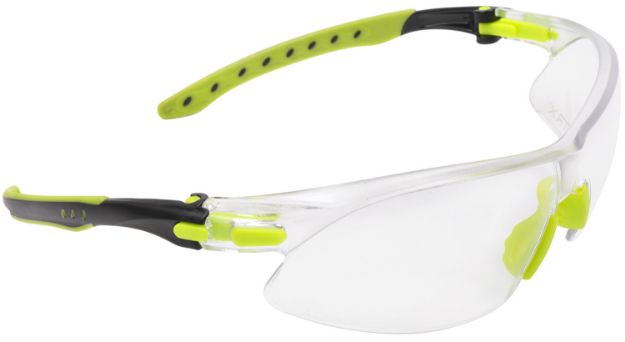 Picture of Allen 4140 Keen Safety Glasses Youth Clear Lens Lime Green Frame