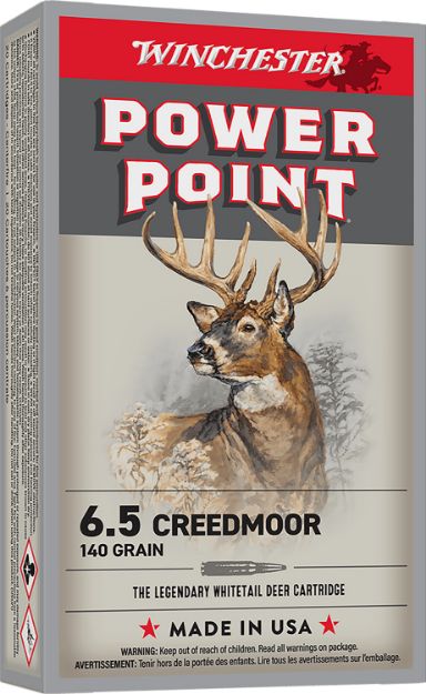 Picture of Winchester Ammo X652 Power-Point  6.5Creedmoor 140gr 20 Per Box/10 Case