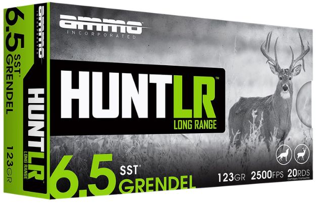 Picture of Ammo Inc 65GR123SSTA20 Hunt Long Range 6.5Grendel 123gr Super Shock Tip 20 Per Box/10 Case