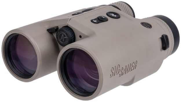 Picture of Sig Sauer Electro-Optics SOK10K12 KILO10K-ABS HD GEN II Ballistic Rangefinder Binocular Flat Dark Earth 10x42mm Circle Reticle/Duplex/Box/Milling Grid