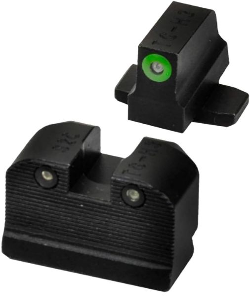 Picture of Sig Sauer Electro-Optics SOX10009 X-Ray3 Day/Night Sights  Green Tritium Green Outline Front Sight-Black Rear Sight Sig Sauer P320/P938