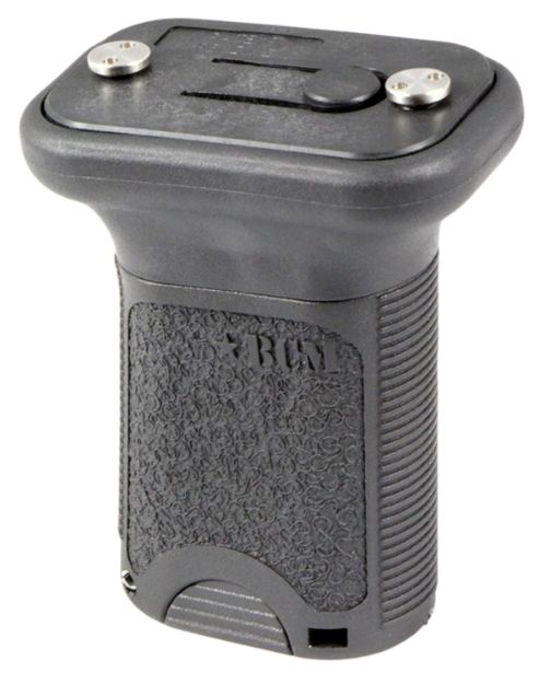 Picture of BCM VGSKMBLK BCMGunfighter Short Vertical Grip Made of Polymer With Black Aggressive Textured Finish with Storage Compartment for Keymod Rail