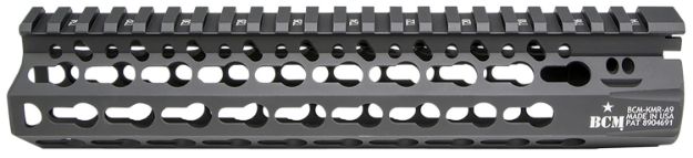 Picture of BCM KMRA9556BK KMR Alpha Handguard 9" Keymod Style Made of Aluminum with Black Anodized Finish for AR-15