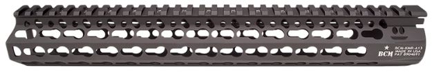 Picture of BCM KMRA13556BK KMR Alpha Handguard 13" Keymod Style Made of Aluminum with Black Anodized Finish for AR-15