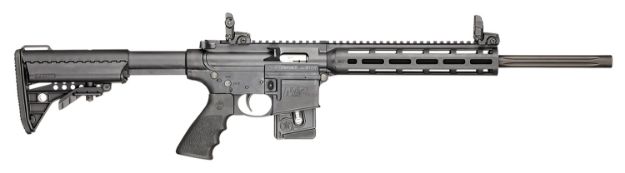 Picture of Smith & Wesson 11507 M&P15-22 Performance Center Sport *MA,MD,NJ Compliant 22 LR Caliber with 10+1 Capacity, 18" Barrel, Matte Black Metal Finish & Fixed Vltor Black Synthetic Stock Right Hand