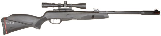 Picture of Gamo 6110063254 Whisper Fusion Mach1 Gas Piston 177 Black Black Receiver Black Molded All Weather Stock Scope 3-9x40mm