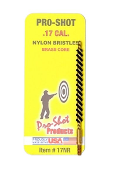 Picture of Pro-Shot 7NR Bore Brush  7mm Rifle #8-32 Thread Nylon Bristles Brass Core