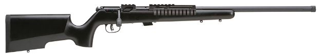 Picture of Savage Arms 96782 93R17 TRR-SR Full Size 17 HMR 5+1 22" Matte Black Threaded Heavy Barrel, Matte Black Steel Receiver, Tactical Bolt Handle, Matte Black Tactical Wood Stock, Right Hand