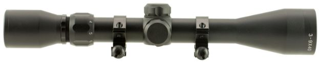 Picture of TruGlo TG-853940B Trushot  Black Anodized 3-9x40mm 1" Tube Duplex Reticle w/Rings