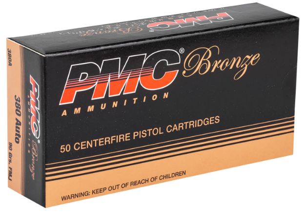 Picture of PMC 380A Bronze  380ACP 90gr Full Metal Jacket 50 Per Box/20 Case