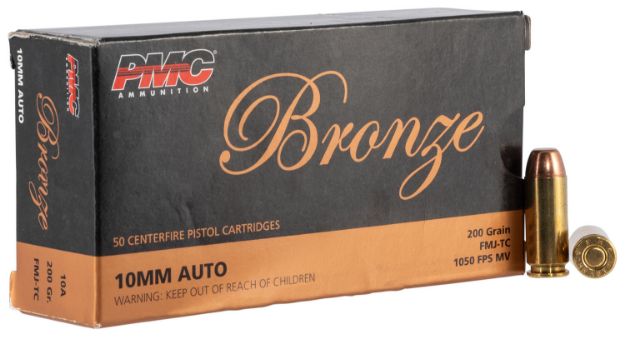 Picture of PMC 10A Bronze  10mmAuto 200gr Full Metal Jacket Truncated Cone 50 Per Box/20 Case