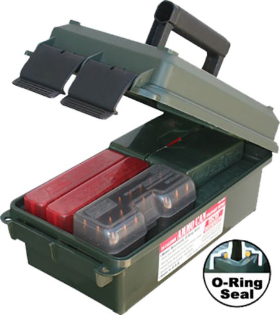 Picture of MTM Case-Gard AC30C11 Ammo Can  Multi-Caliber Rifle/Handgun Forest Green Polypropylene