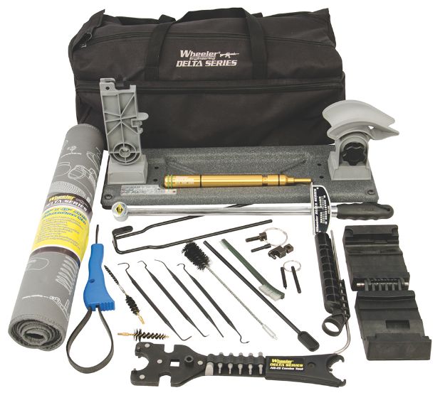 Picture of Wheeler 156555 Armorer's Professional Kit Black Multiple Rifle AR15/M16 19 Pieces