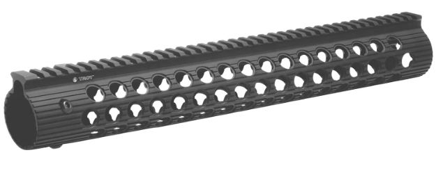 Picture of Troy Ind STRXAL115BT01 Alpha Rail  Black Anodized Aluminum AR-15/M16 15" Long