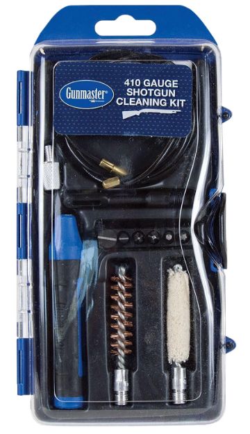 Picture of DAC GM410SG GunMaster Cleaning Kit 410 Gauge Shotgun/14 Pieces Black/Blue