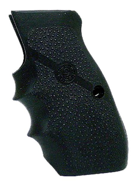 Picture of Hogue 75000 Rubber Wraparound  Black Rubber with Finger Grooves for CZ 75, TZ-75, P-09