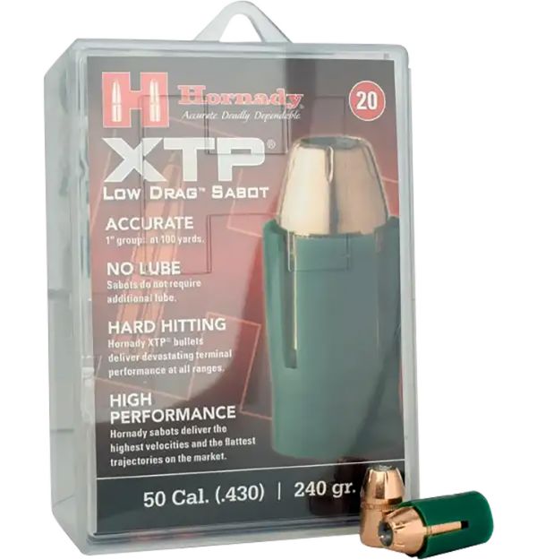 Picture of Hornady 6720 XTP  50Cal Sabot XTP Hollow Point 240gr 20 Per Box/10 Case