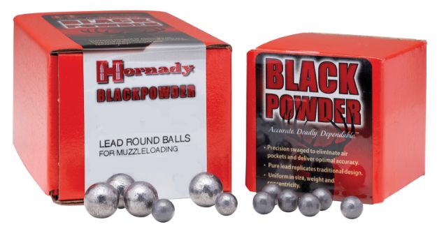 Picture of Hornady 6080 Lead Balls  45Cal Lead Ball 100 Per Box/25 Case