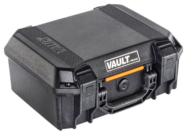 Picture of Pelican VCV200 Vault Case Medium Black Polymer Holds 2 Handguns