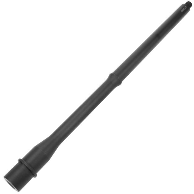 Picture of TacFire BAR9MM16BN AR Barrel  9mm NATO 16" Black Nitride Finish 4150 Chrome Moly Vanadium Steel Material with Threading & 1:10" Twist for AR-15