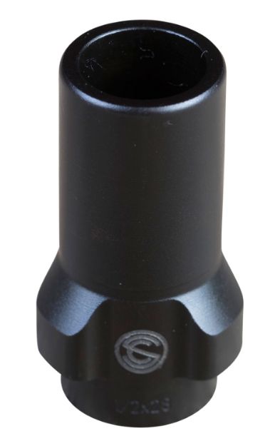 Picture of SilencerCo AC2607 3-Lug Muzzle Device 9mm Luger 1/2"-36 tpi Steel