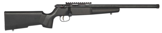 Picture of Savage Arms 13823 Rascal Target Youth 22 LR 1rd 16.12" Matte Blued Heavy Barrel, Matte Blued Carbon Steel Receiver, Matte Black Wood Stock, Right Hand