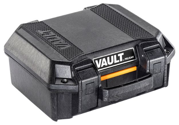 Picture of Pelican VCV100 Vault Case Small Black Polymer Holds Handgun