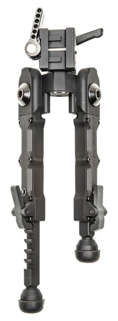 Picture of Accu-Tac BRBG200 BR-4 G2 Bipod 5.5"-8.25" Adjustment Black Hardcoat Anodized 6061-T6 Aluminum