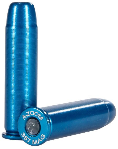 Picture of A-Zoom 16319 Blue Snap Caps Revolver 357Mag 12Pack