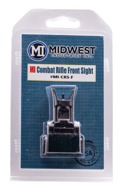 Picture of Midwest Industries MICRSF Combat Rifle Flip Front Sight  Black for AR-15, M16, M4