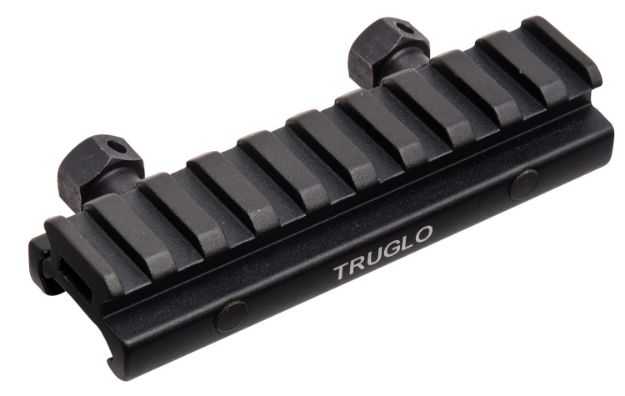 Picture of TruGlo TG8970B Picatinny Riser Mount  Matte Black Anodized