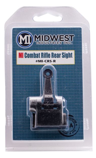 Picture of Midwest Industries MICRSR Combat Rifle Rear Flip Sight  Black for AR-15, M16, M4