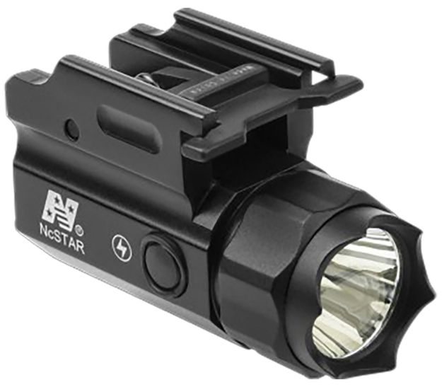 Picture of NcStar ACQPTF Compact Flashlight QR w/Strobe  Black 150 Lumens White Cree LED