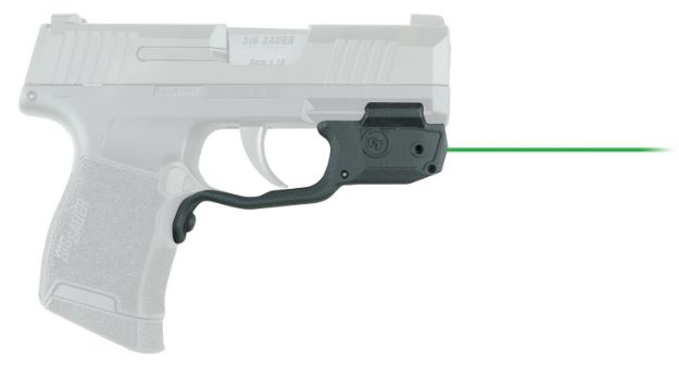 Picture of Crimson Trace 0181601 LG-422G Laserguard Green Laser Sight  Black Sig Sauer P365