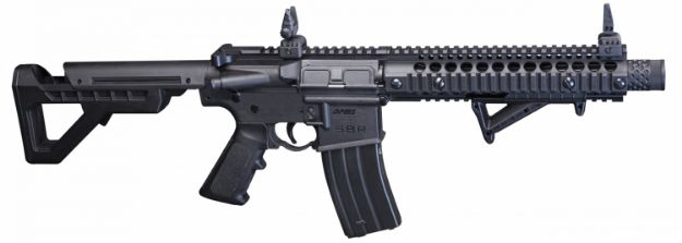 Picture of Crosman DSBR DPMS SBR Air Rifle CO2 177 25rd Shot Black Black Receiver Black 6 Position Stock