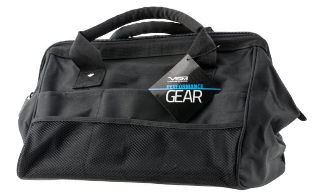 Picture of NcStar CV2905 VISM Range Bag 600D PVC w/Heavy Duty Zippers, Exterior Storage Compartments, 13"L x 8.66"W x 8"H Interior Dimensions